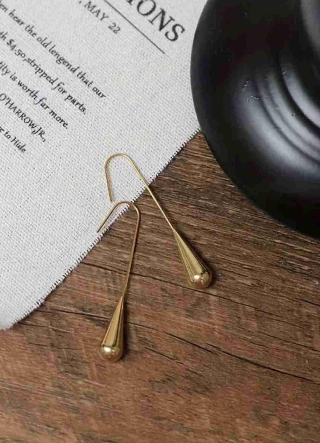conjunto colgante y aros de gota - miniatura 1
