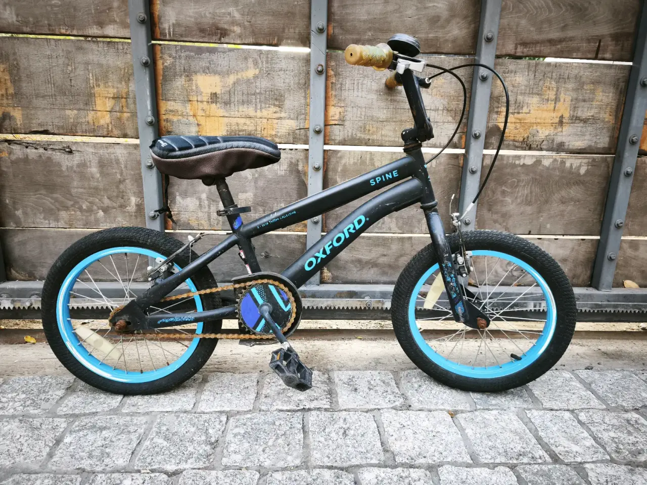 Bicicleta infantil Oxford negra y azul - miniatura 1
