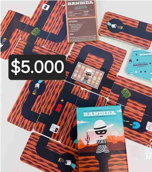Juego de cartas Bandida