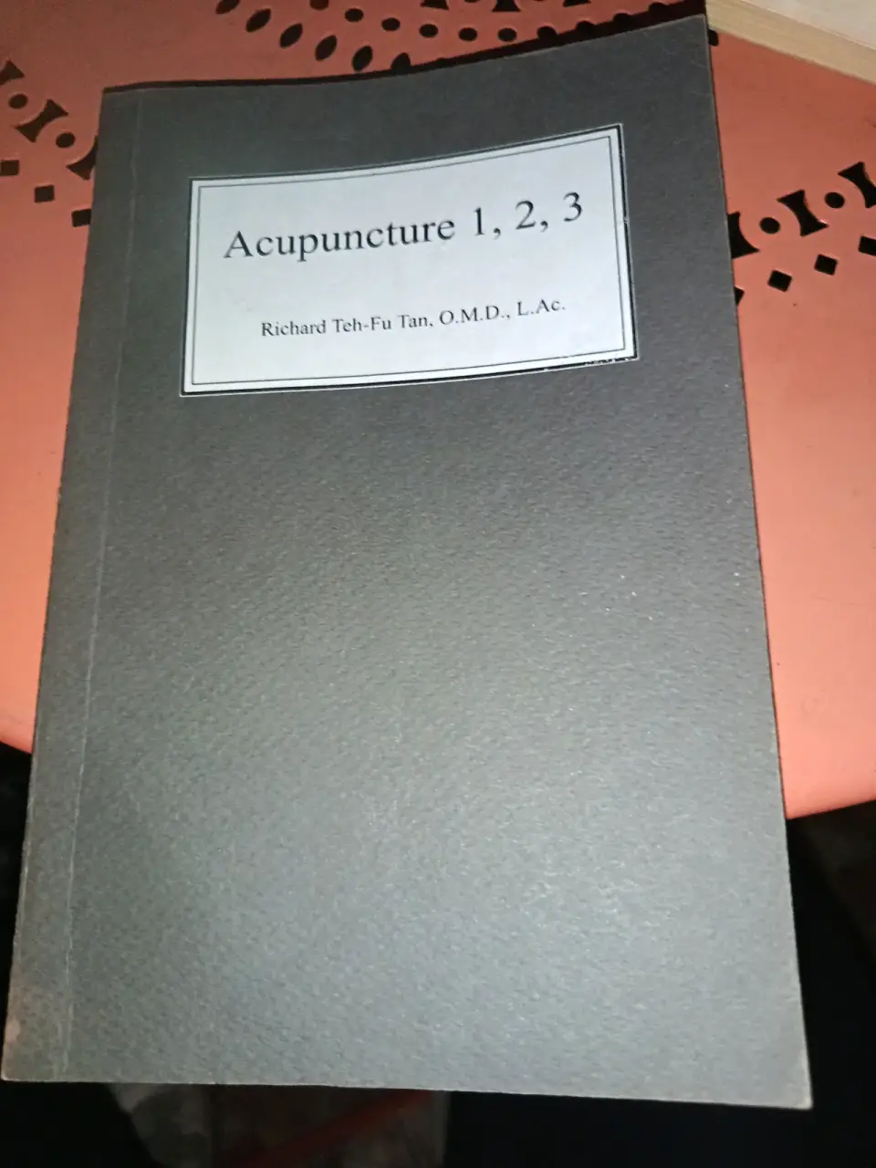 Libro 'Acupuncture 1, 2, 3'