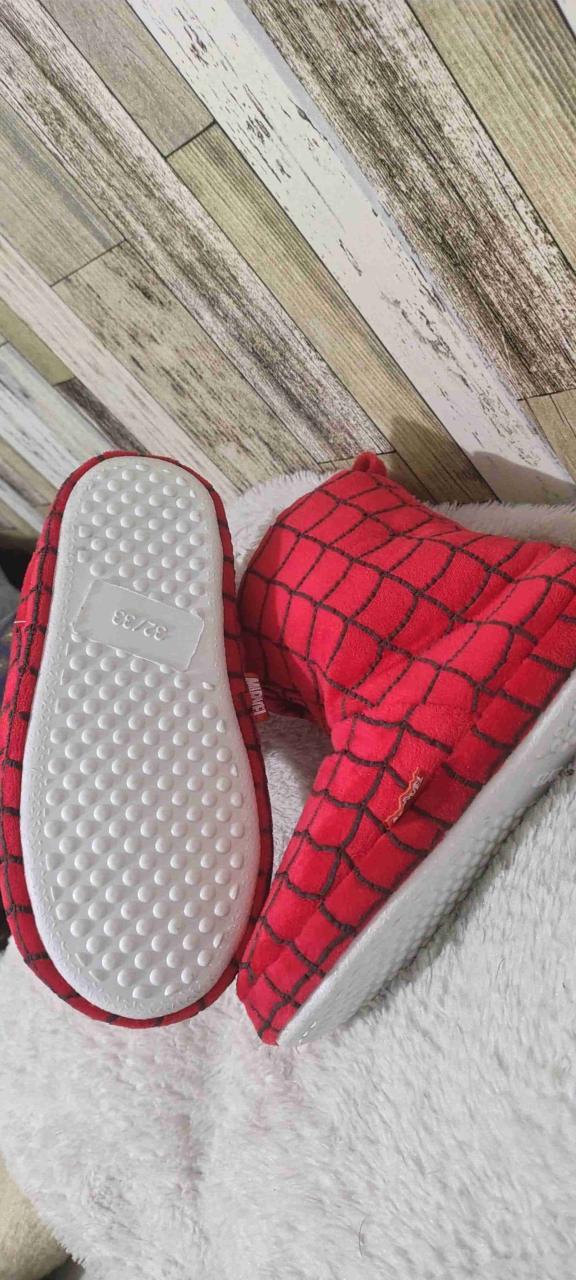 Botas de casa Spiderman rojas - miniatura 4