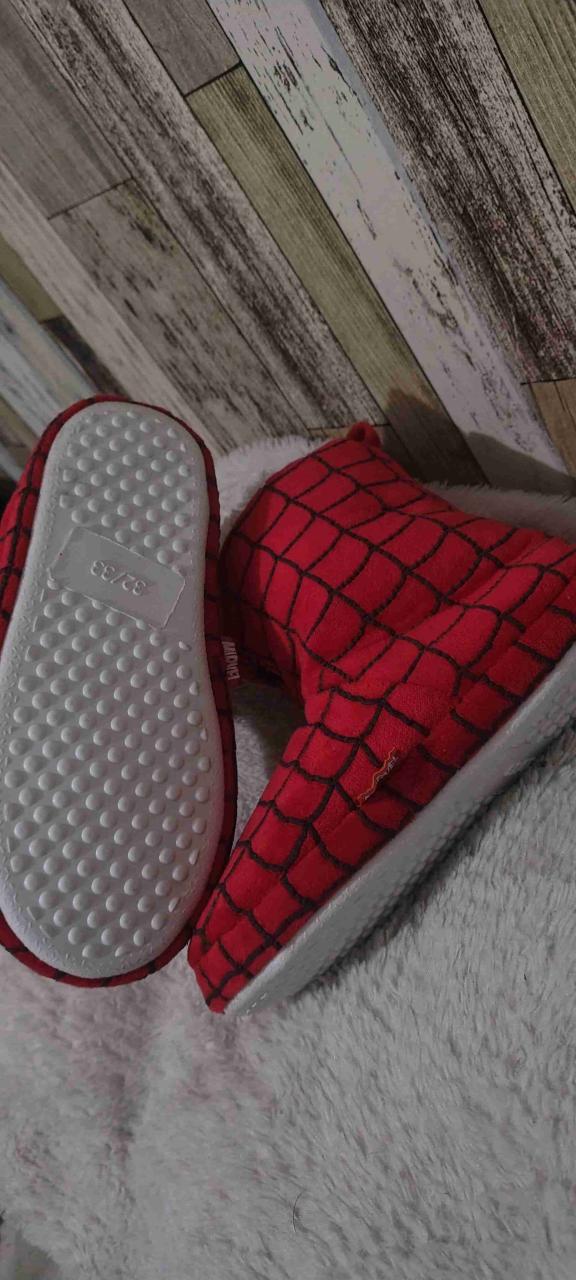 Botas de casa Spiderman rojas - miniatura 5