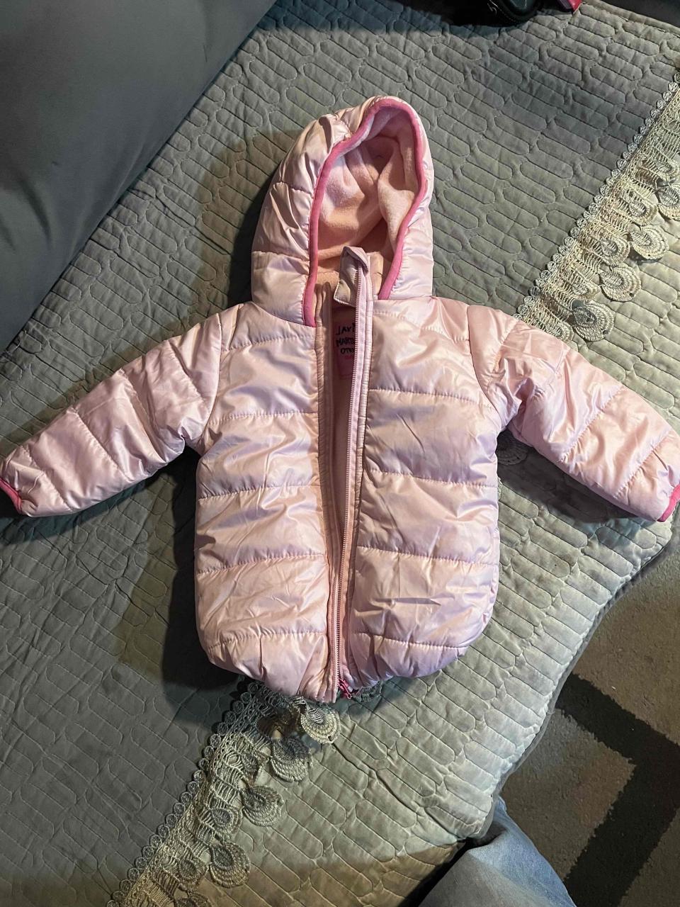 Chaqueta rosada para niña - miniatura 1