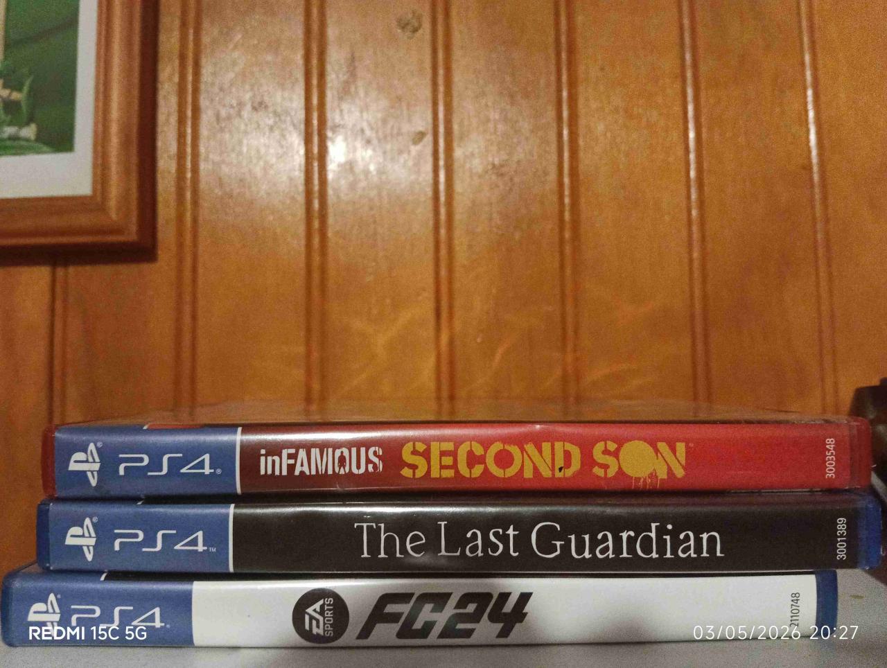 Juegos PS4 inFAMOUS, The Last Guardian y FC24