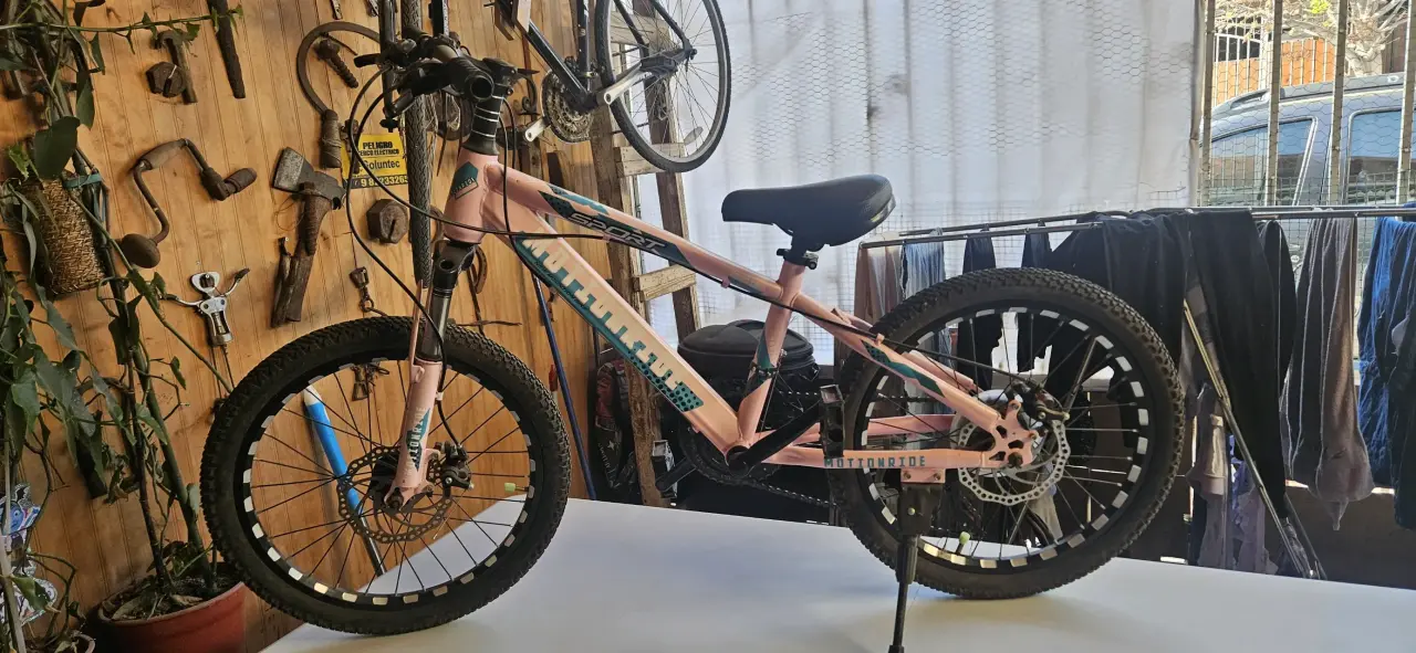 Bicicleta infantil rosada aro 20 - miniatura 1