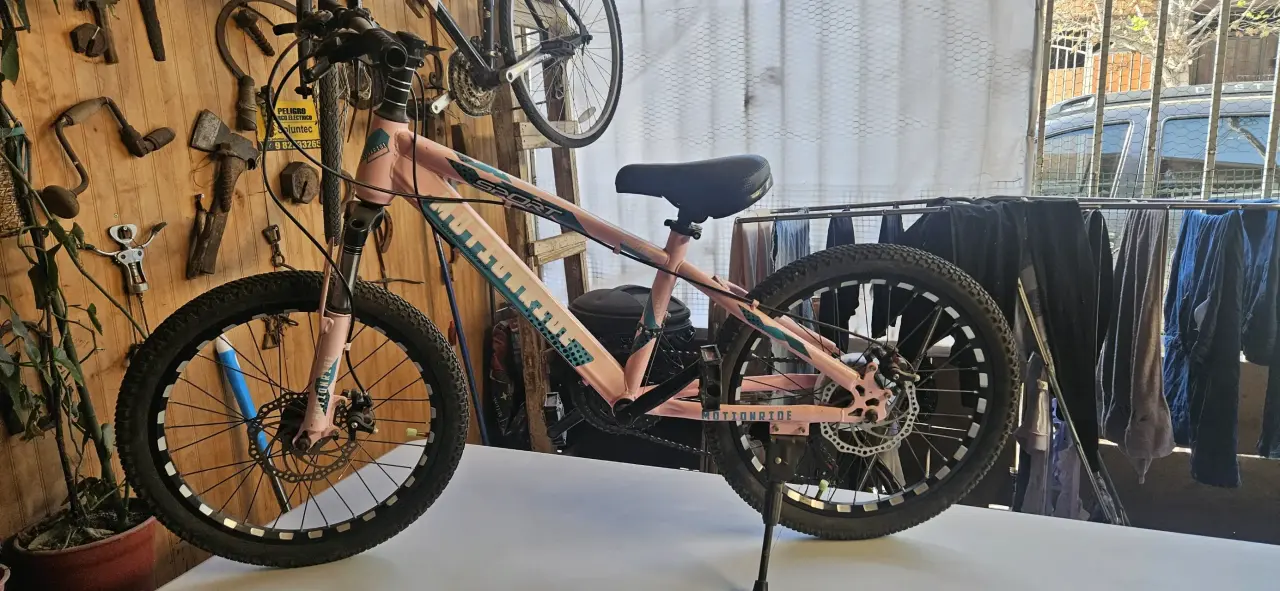 Bicicleta infantil rosada aro 20 - miniatura 2