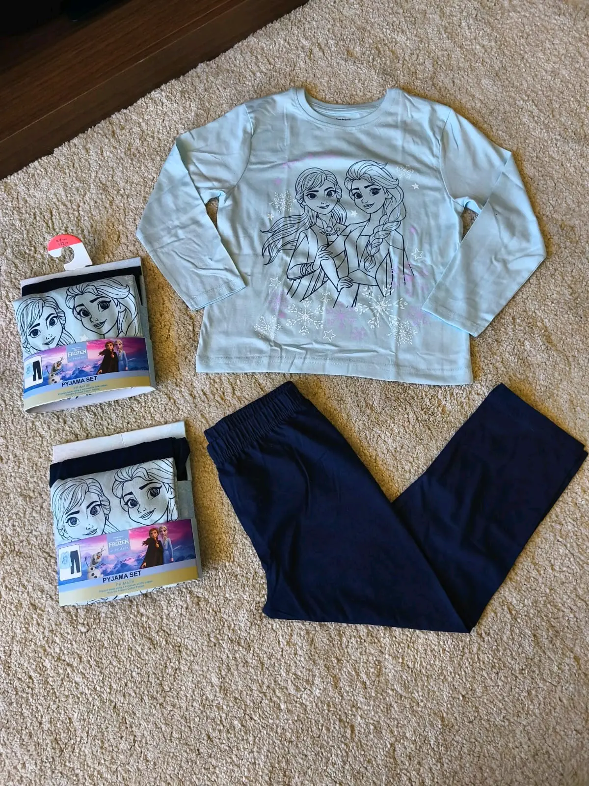 Pijama infantil Frozen algodón varias tallas - miniatura 1