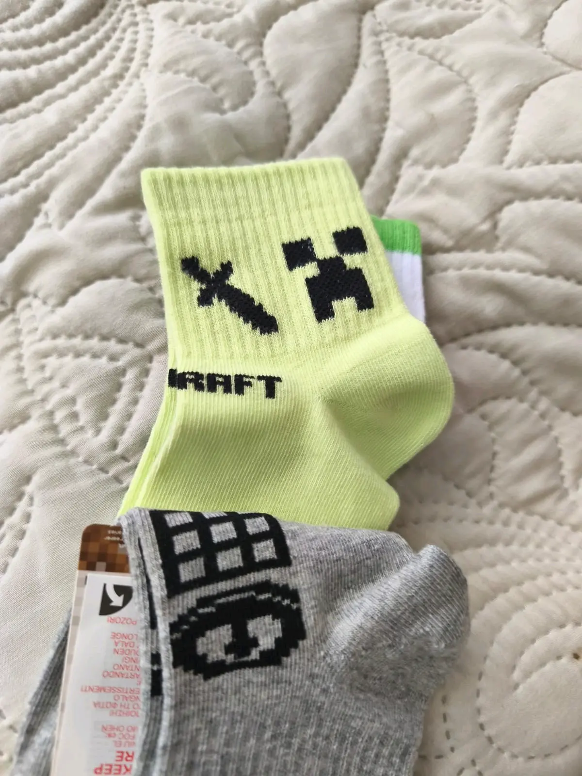 Calcetines Minecraft niños 3 pares - miniatura 3