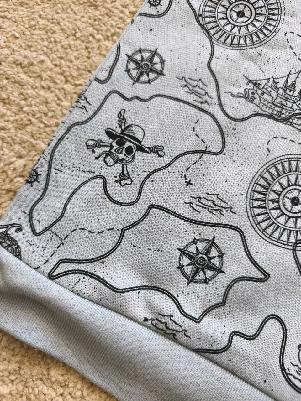 Polerón One Piece Celeste talla 11-12 - miniatura 4