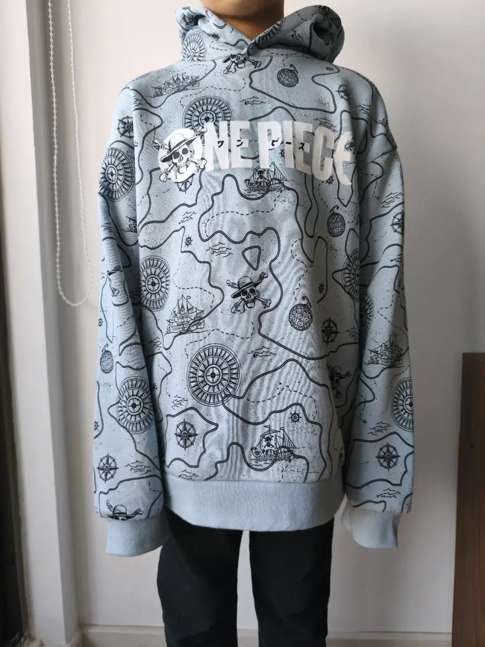 Polerón One Piece Celeste talla 11-12 - miniatura 5