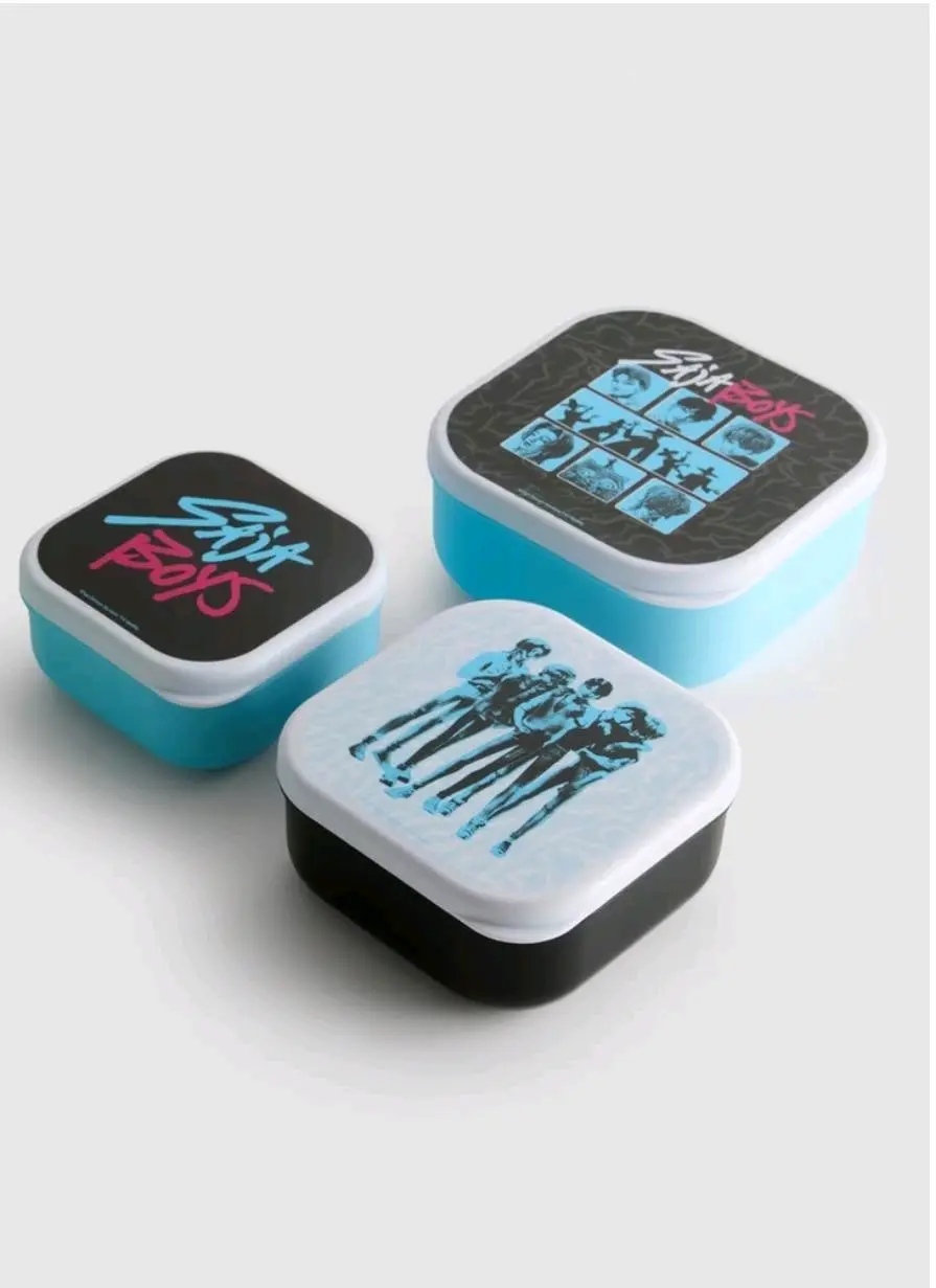 Set de 3 potes para snacks saja boys k-pop - miniatura 4