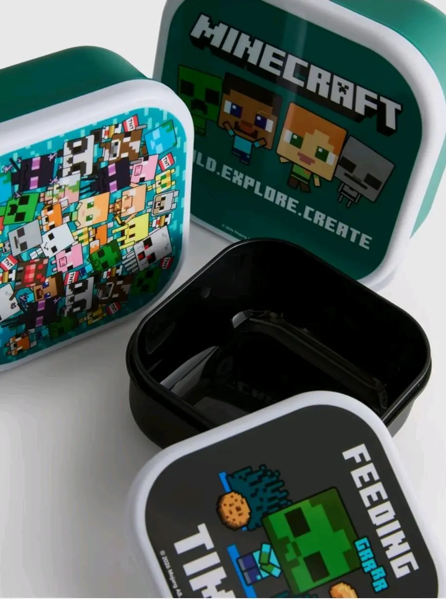 Set de 3 potes de colación Minecraft - miniatura 3