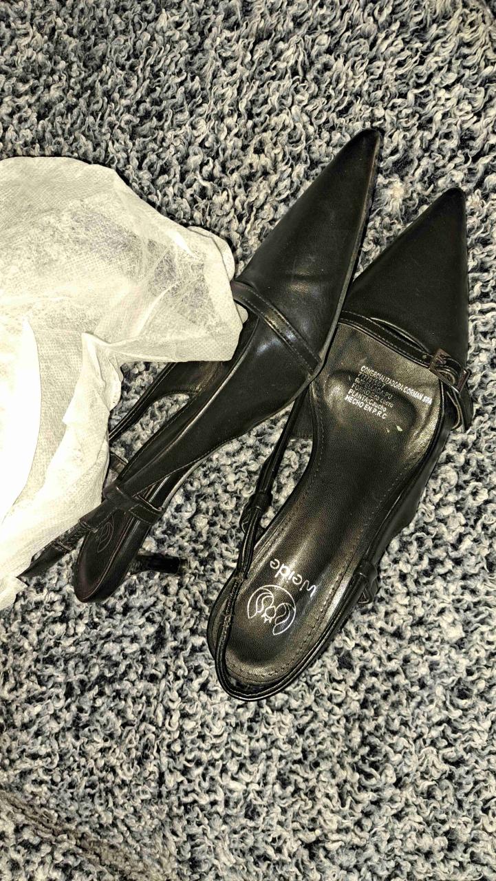 Zapatos de tacón negros weide - miniatura 2