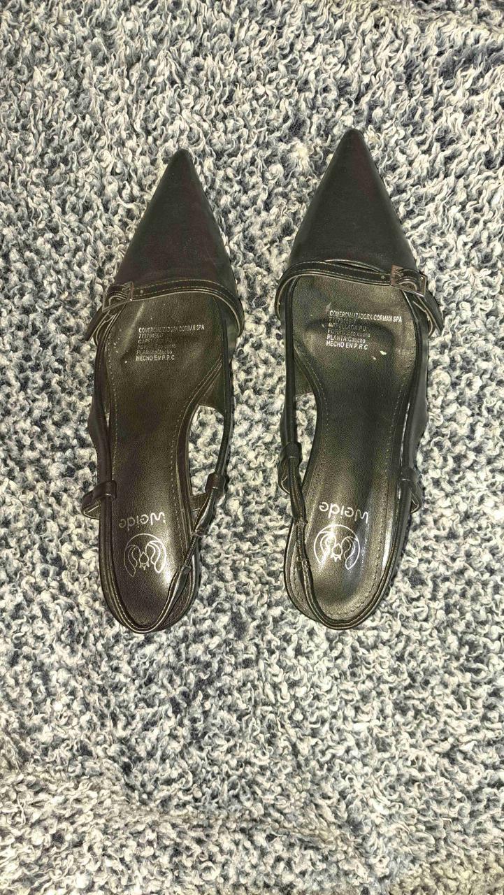 Zapatos de tacón negros weide - miniatura 3