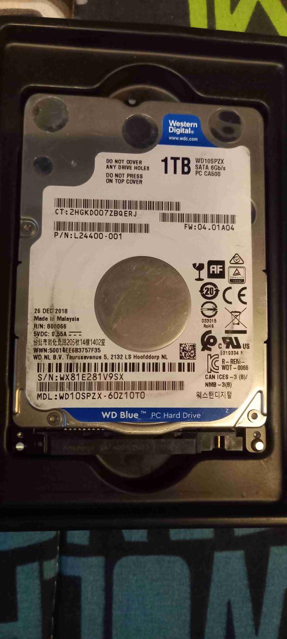 Disco Duro WD Blue 1TB - miniatura 1