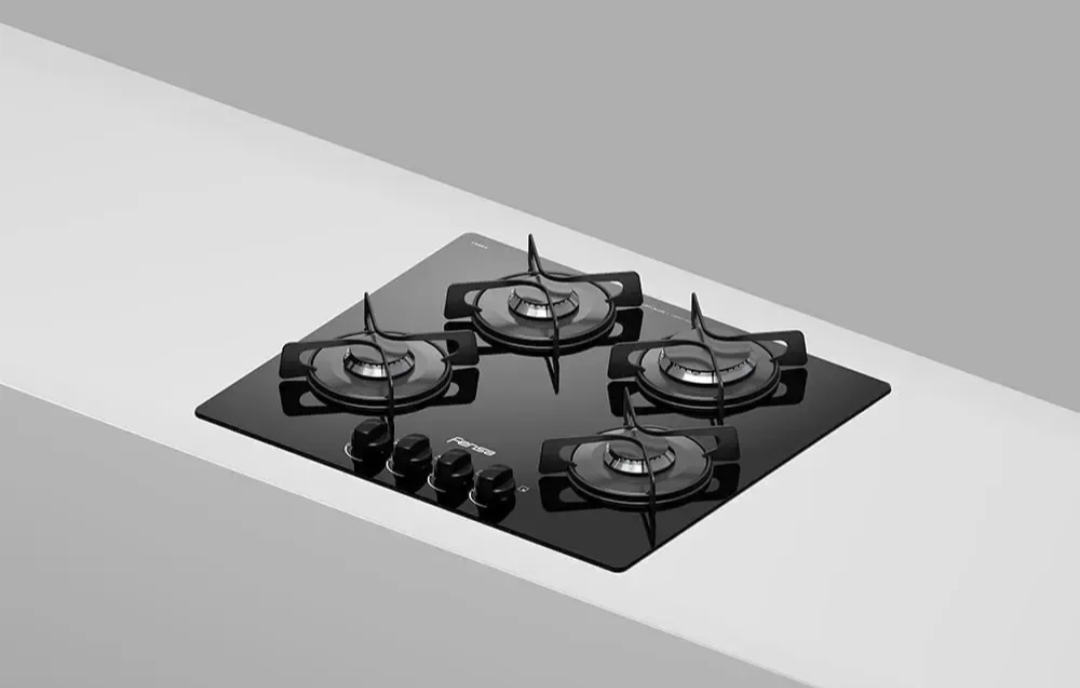 Encimera a gas Fensa negra/ Nueva en su empaque - miniatura 2