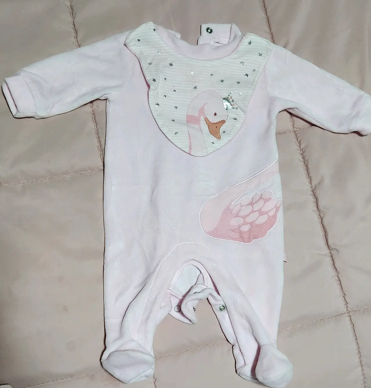 Pijama de bebé con puntos - miniatura 3