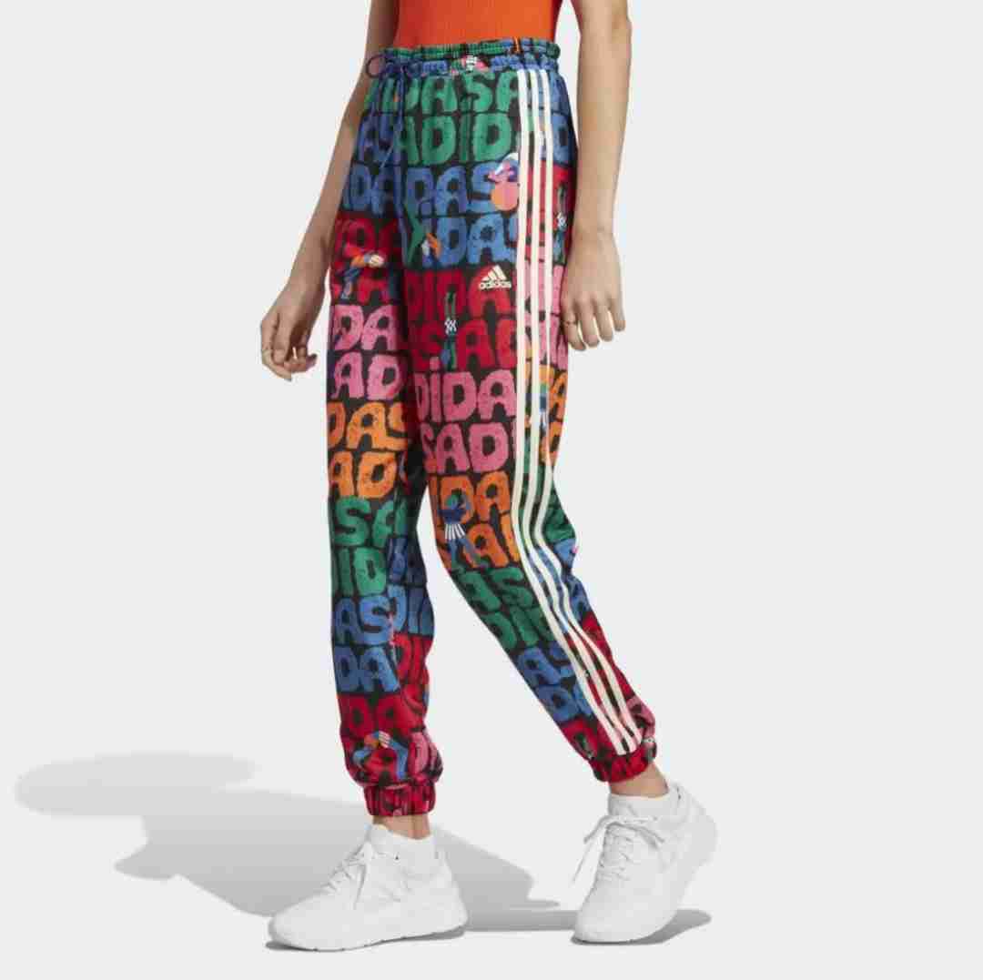 Pantalones deportivos multicolor Adidas - miniatura 2