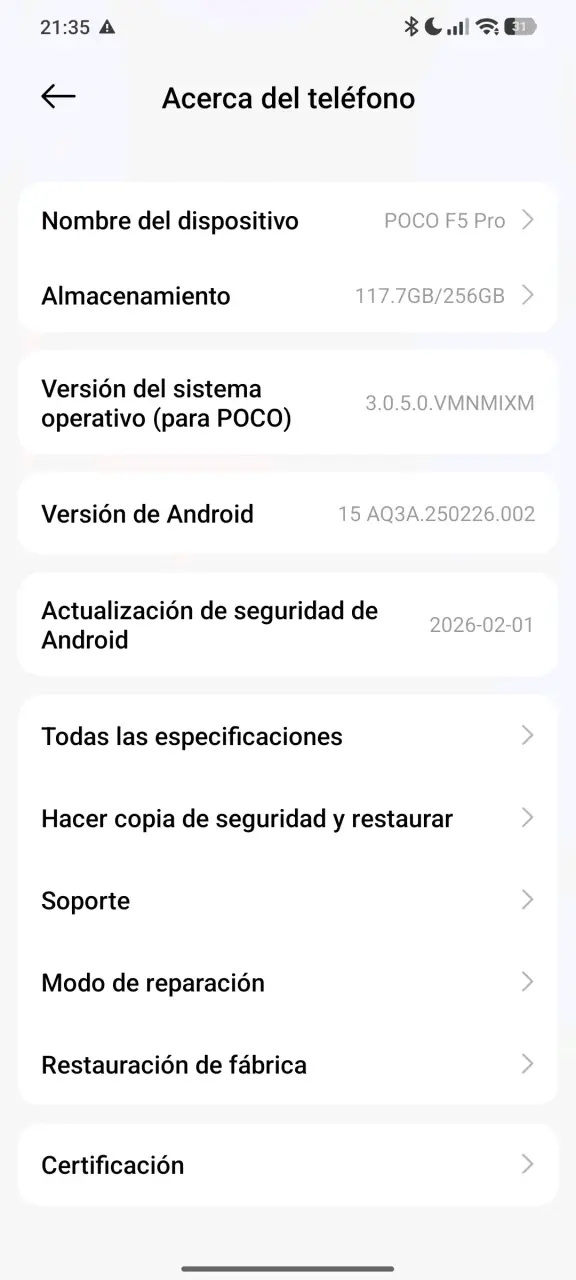 Smartphone POCO F5 Pro - miniatura 1