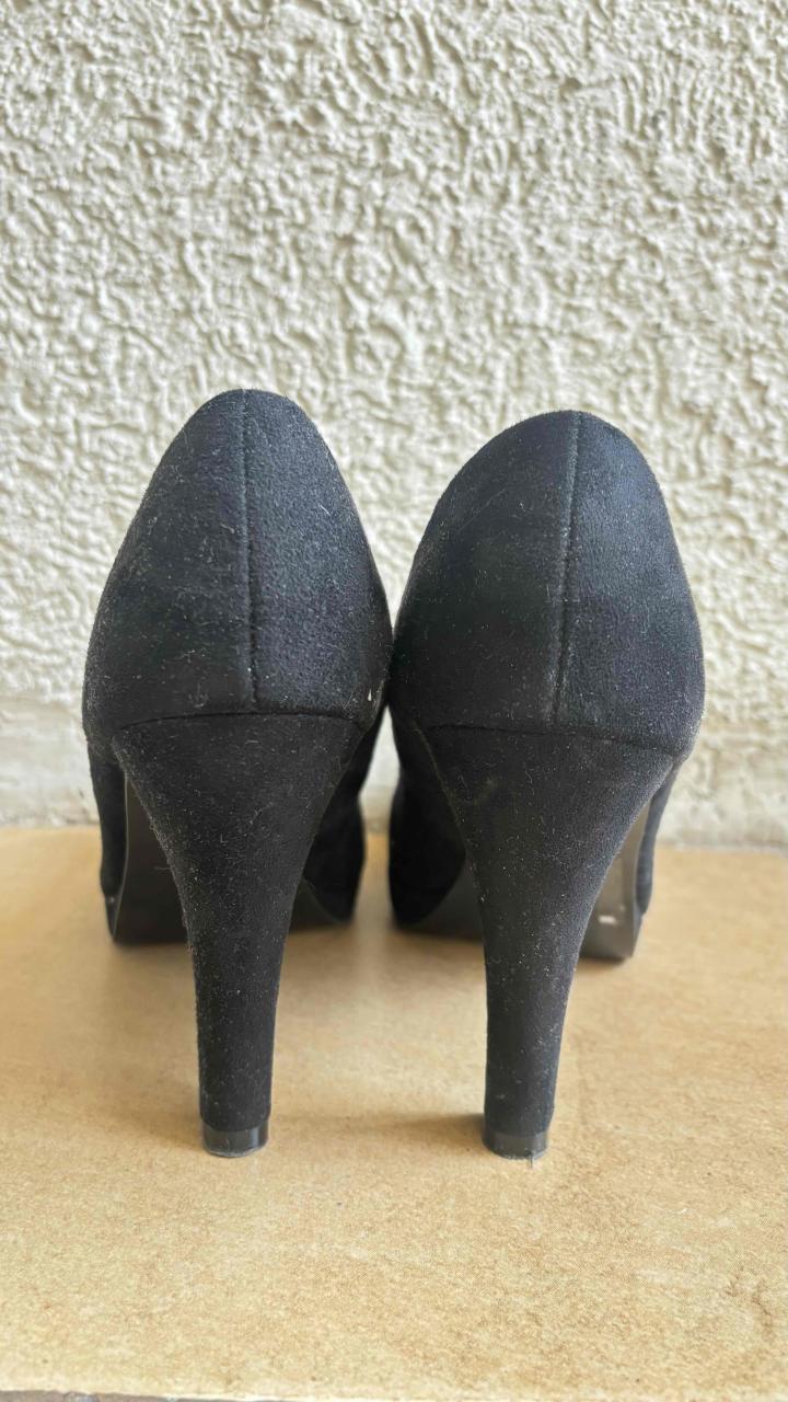 Zapatos de taco negro - miniatura 3