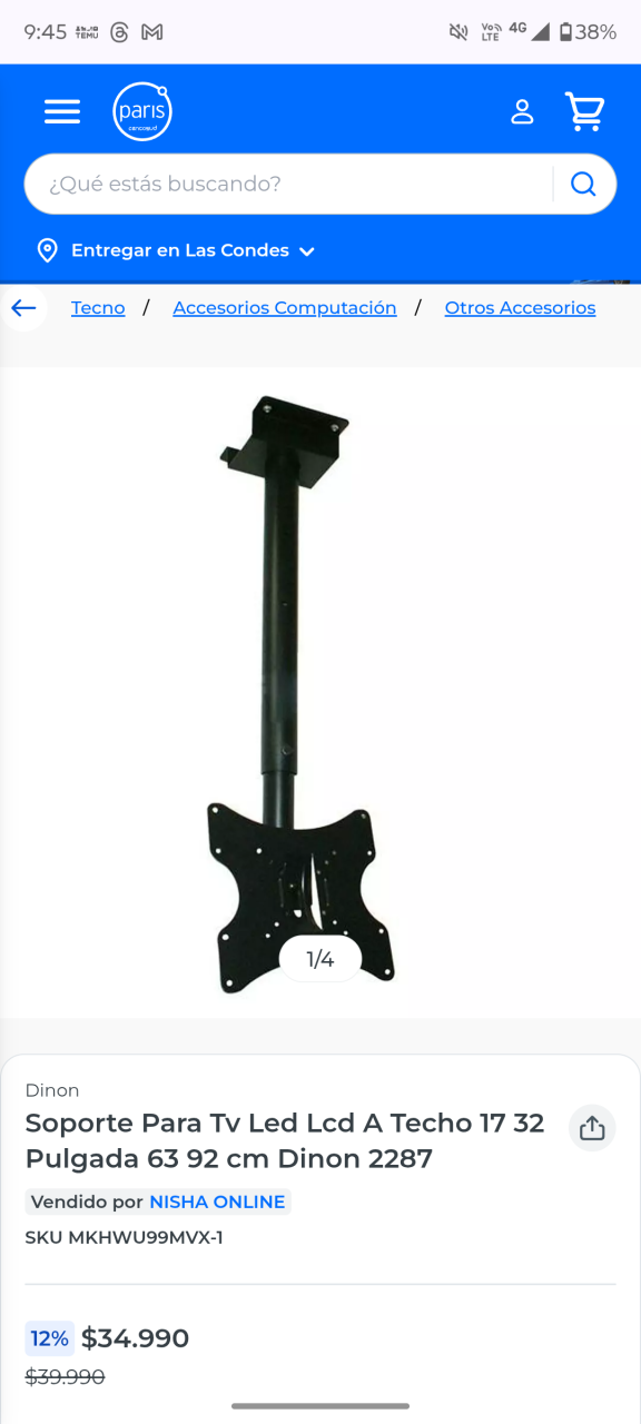 Soporte para TV 17-32 pulgadas - miniatura 1