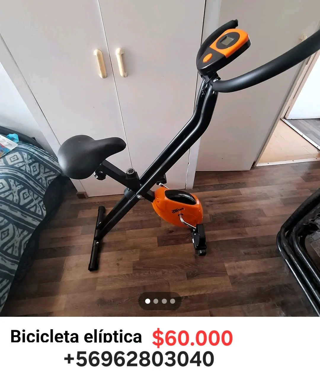 Bicicleta elíptica plegable