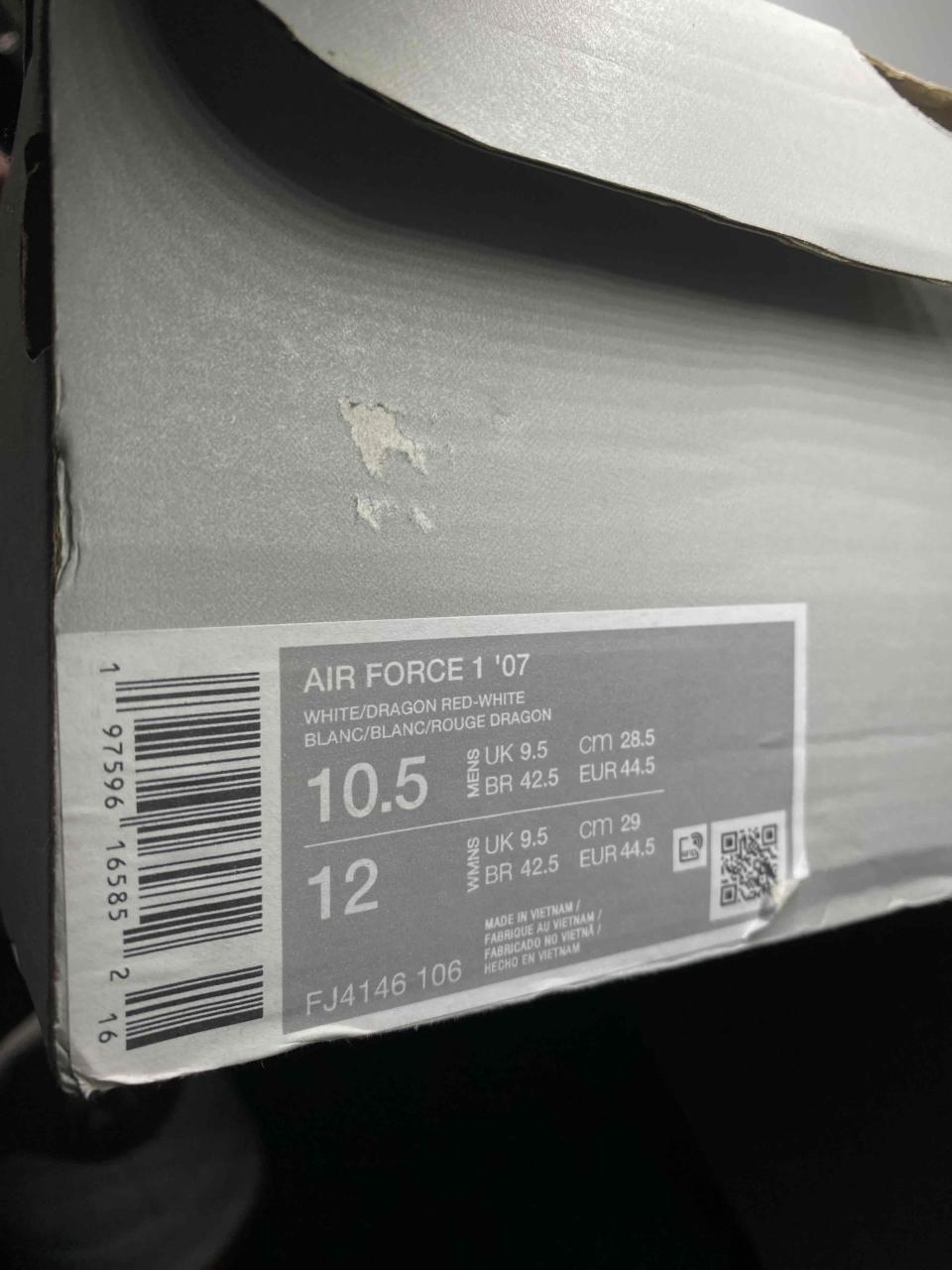 Zapatillas af1 talla 44.5 ⚪️ - miniatura 6