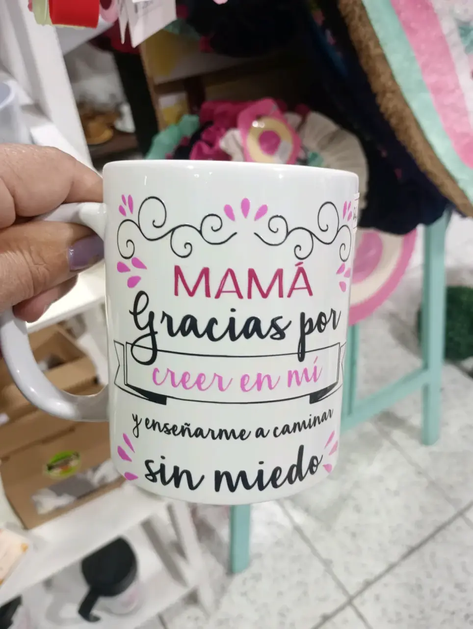 Taza Día de la Madre con diseño floral - miniatura 2