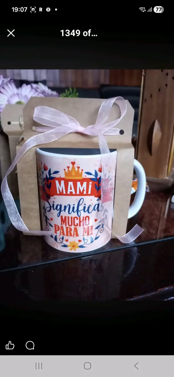 Taza Día de la Madre con diseño floral - miniatura 6
