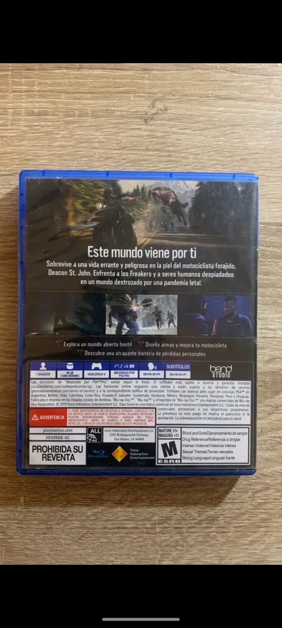 Juego PS4 Days Gone - miniatura 2