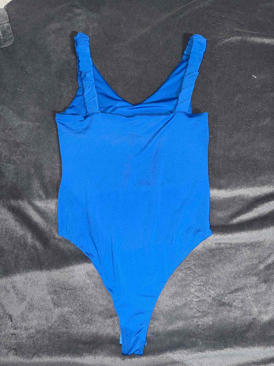 Body azul eléctrico sin mangas - miniatura 2