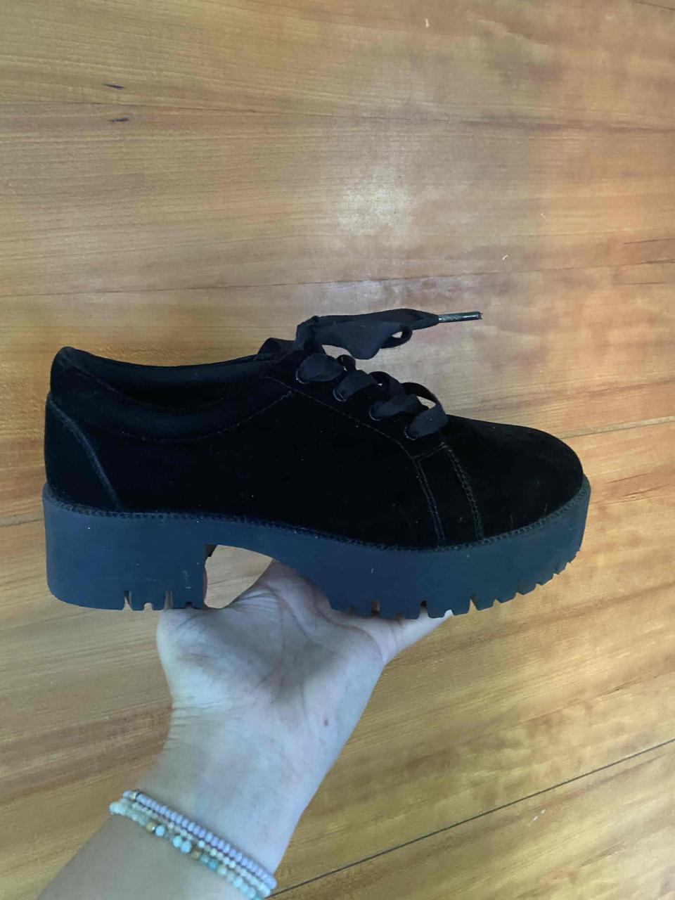 Zapatos negros con plataforma marca Colloky N36 - miniatura 4
