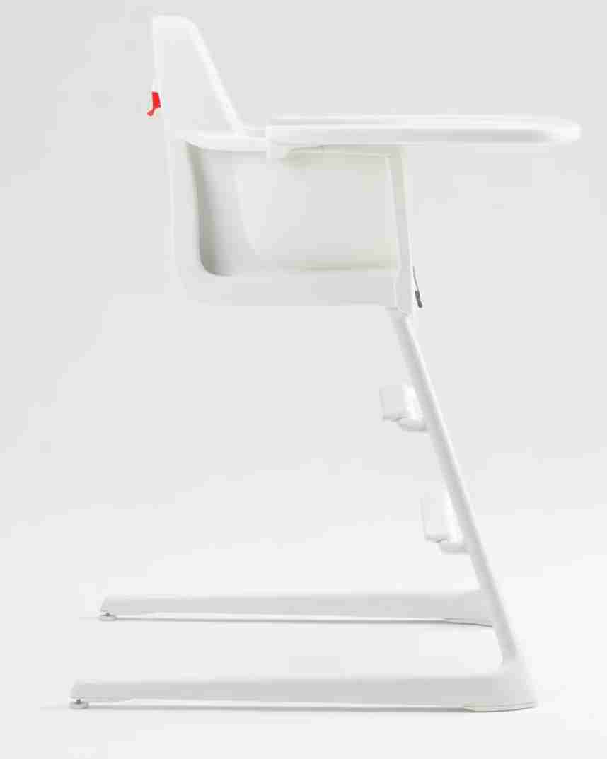Silla alta para bebé blanca - miniatura 2