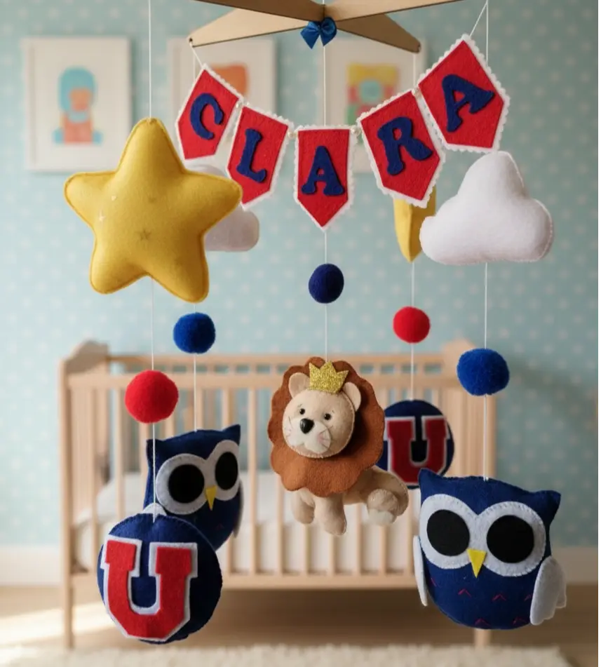 Móvil infantil decorativo de animales - miniatura 2