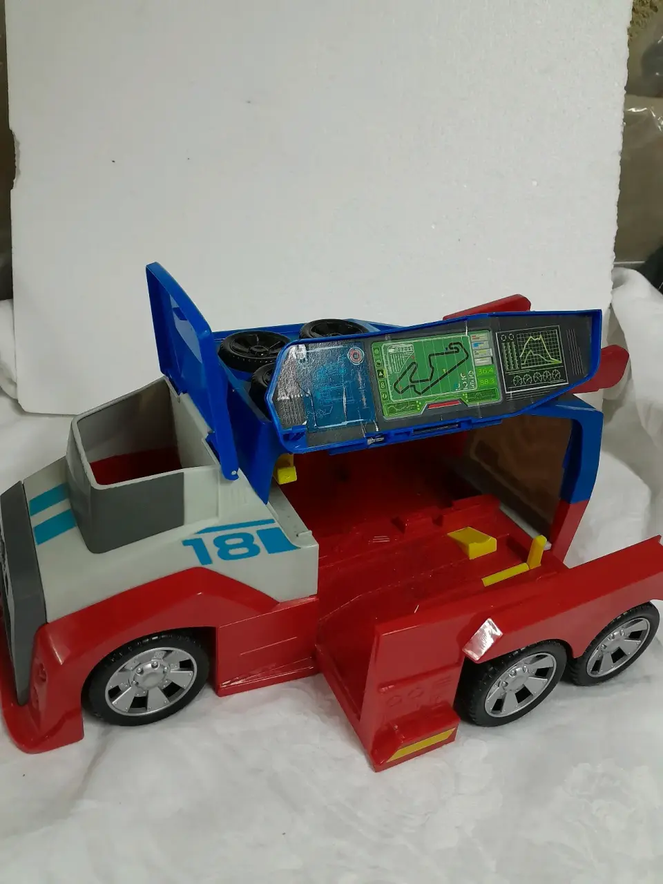 Camión juguete transformable multicolor - miniatura 1
