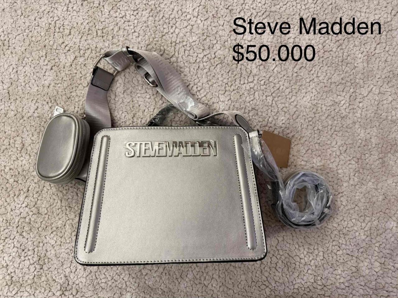Bolso plateado Steve Madden