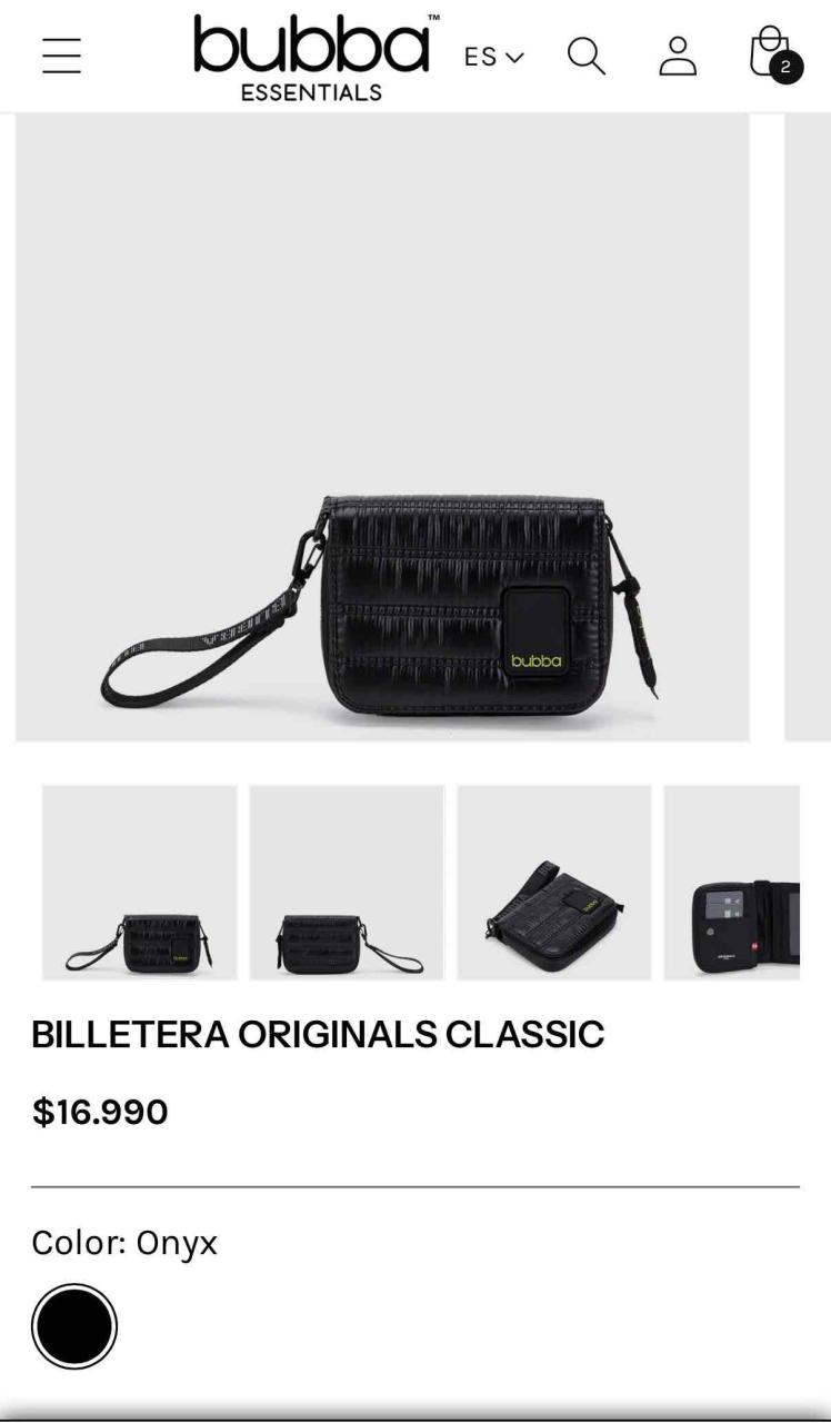 BILLETERA ORIGINALS CLASSIC ONIX - miniatura 2