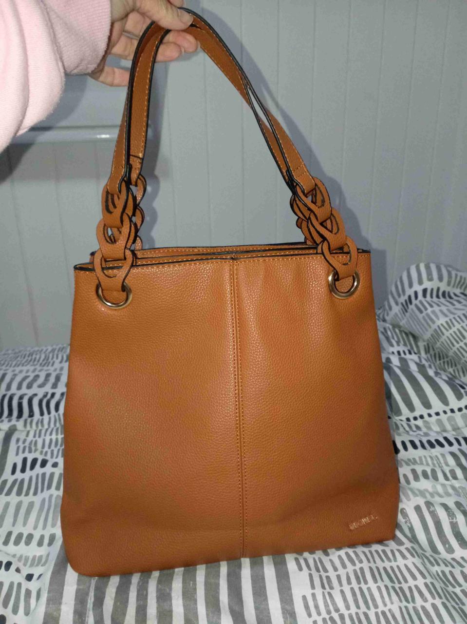 Cartera de ecocuero marrón - miniatura 2