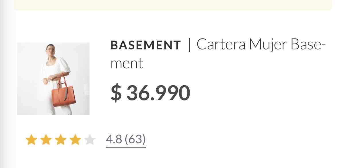 Cartera mujer basement con borlas - miniatura 4