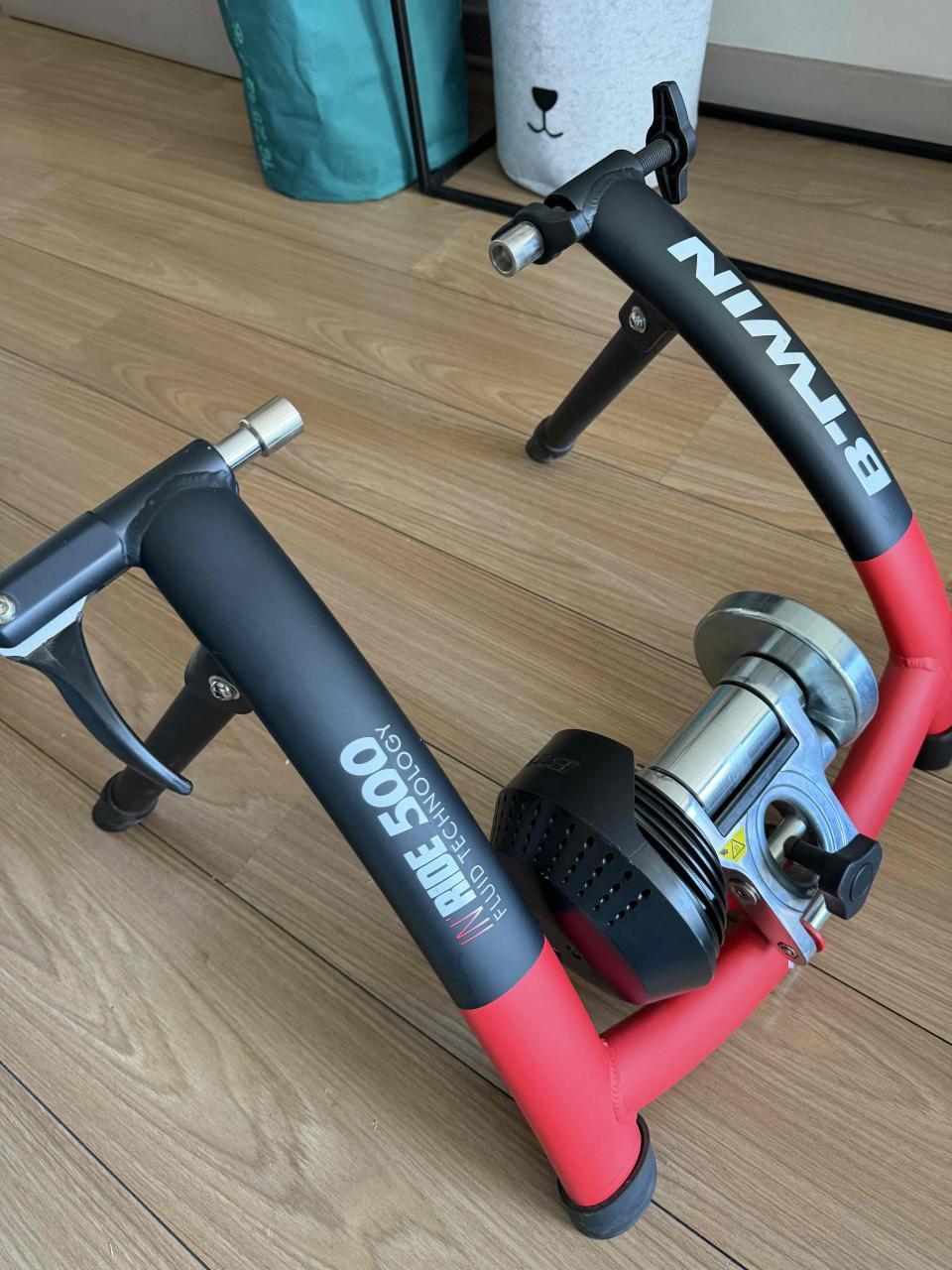 Rodillo de entrenamiento BTWIN In Ride 500 - miniatura 1