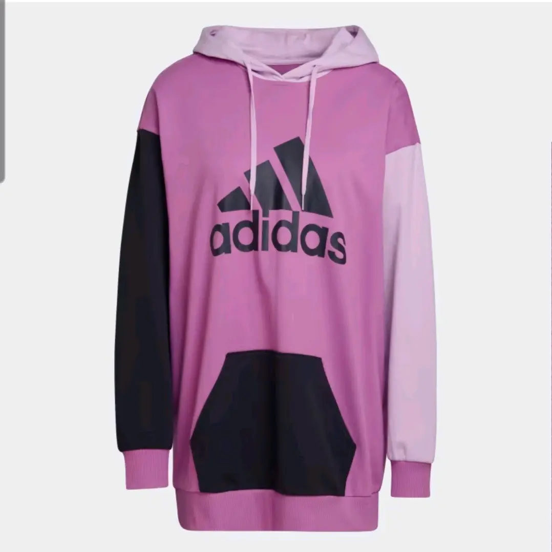 Polerón Adidas rosa estampado - miniatura 1