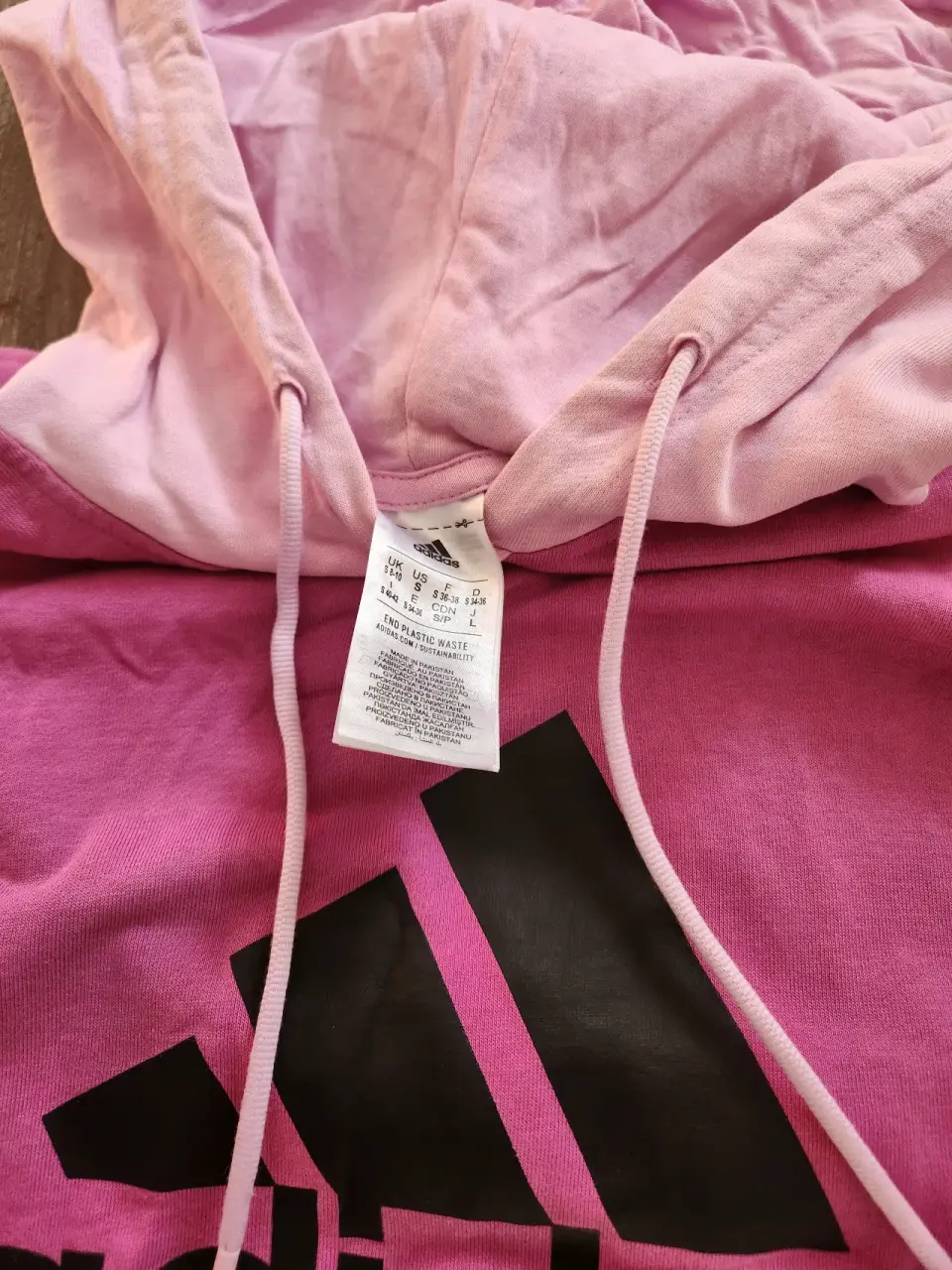 Polerón Adidas rosa estampado - miniatura 5