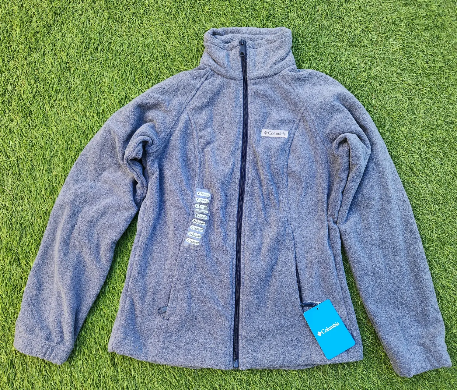 Chaqueta polar Mujer Columbia gris - miniatura 1