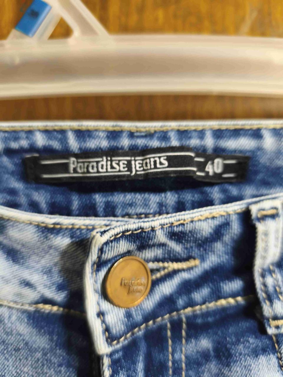 Mom Jeans bicolor talla 40 - miniatura 2