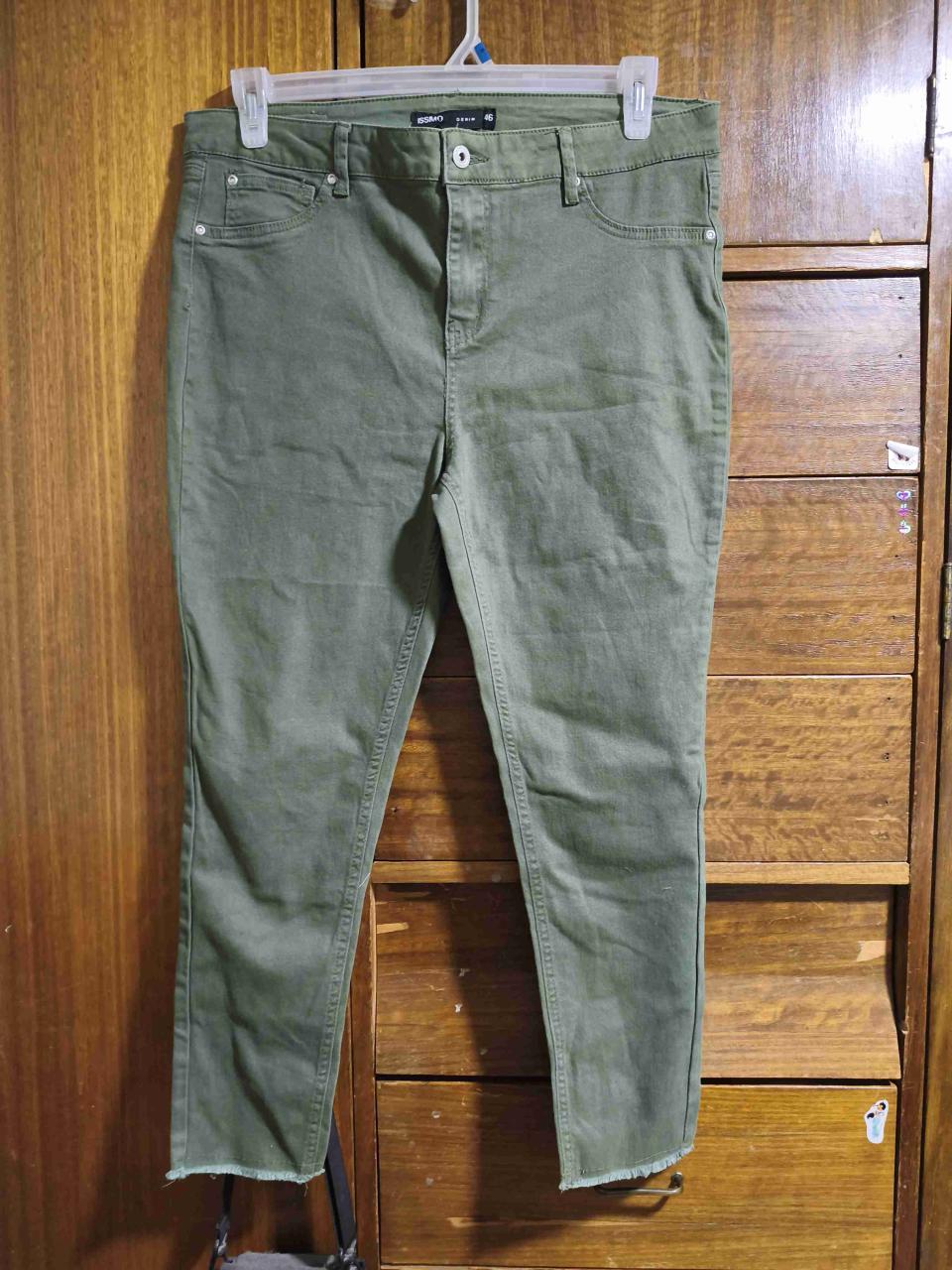 Pantalones verdes militar mujer - miniatura 1