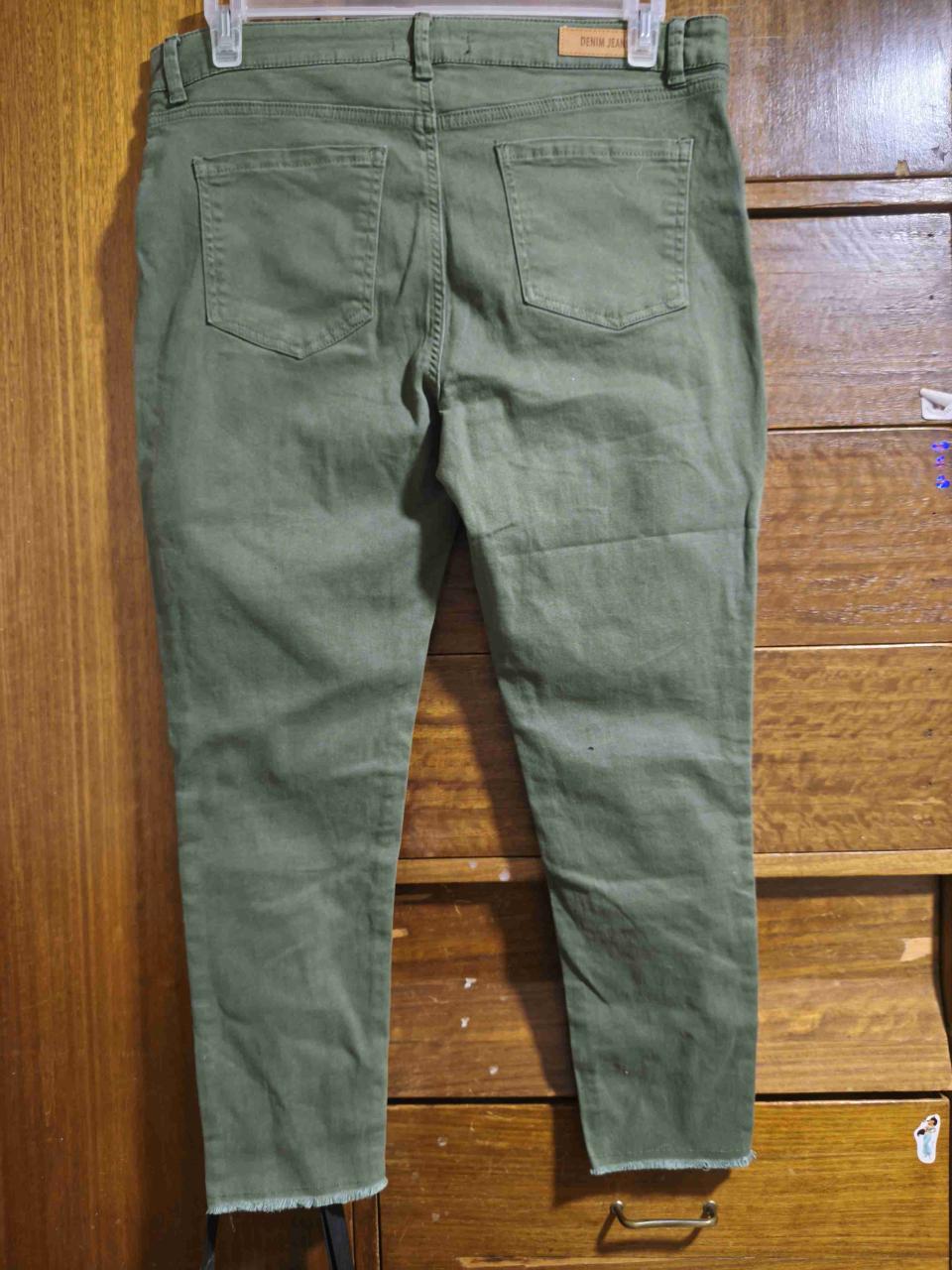 Pantalones verdes militar mujer - miniatura 3