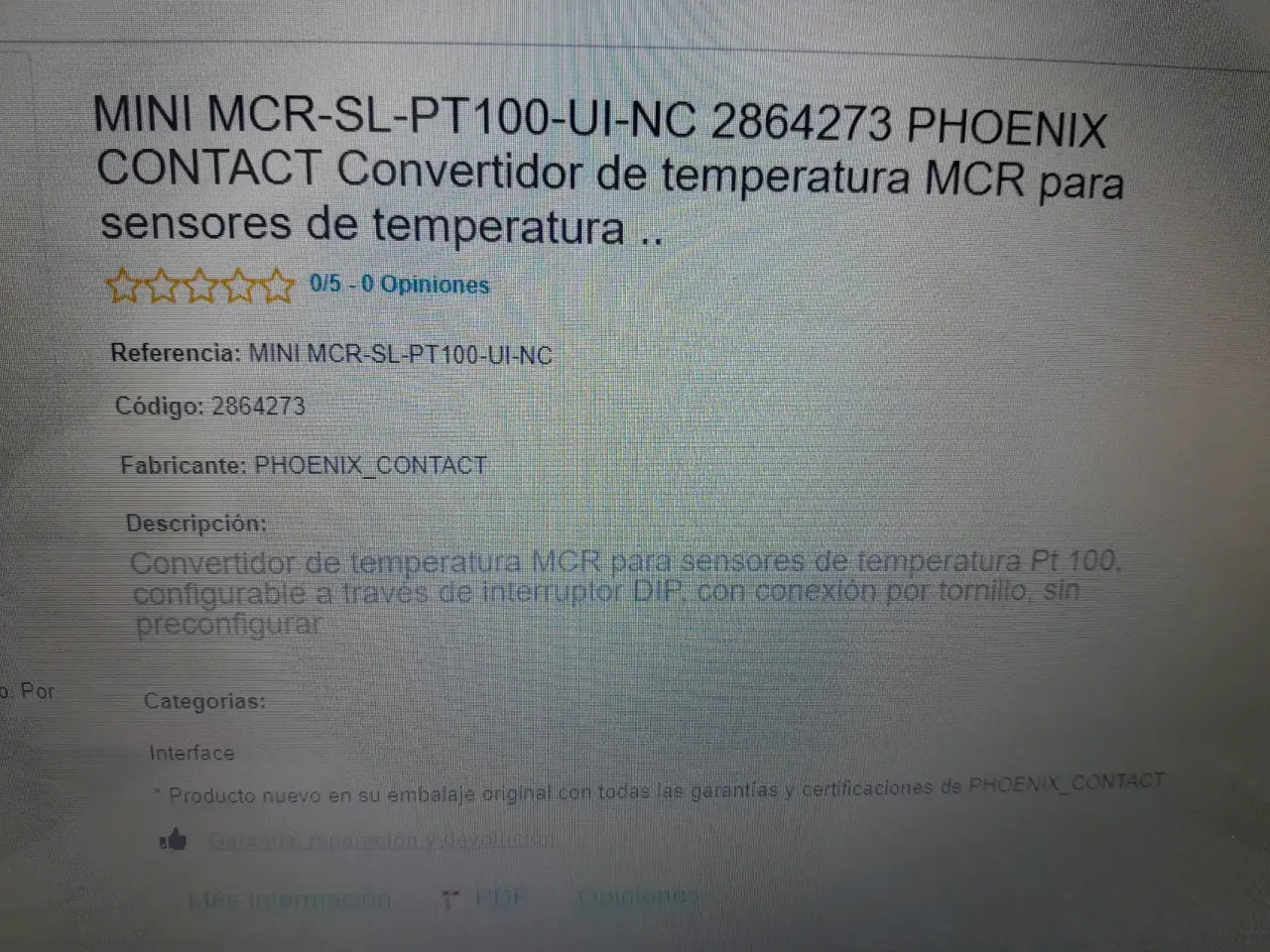 Transductor Phoenix Contact MCR-SL - miniatura 4