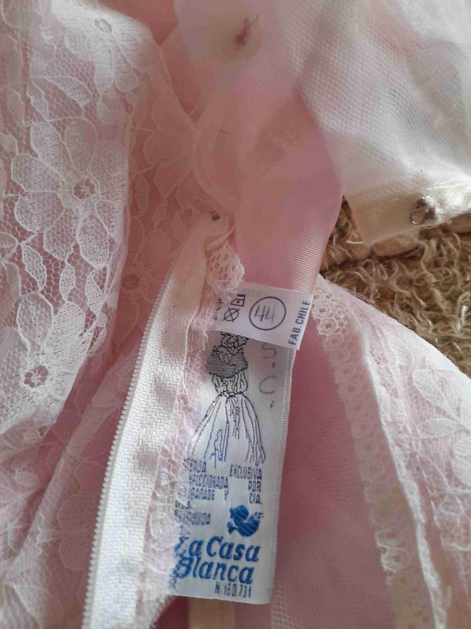 Vestido de novia rosado - miniatura 1