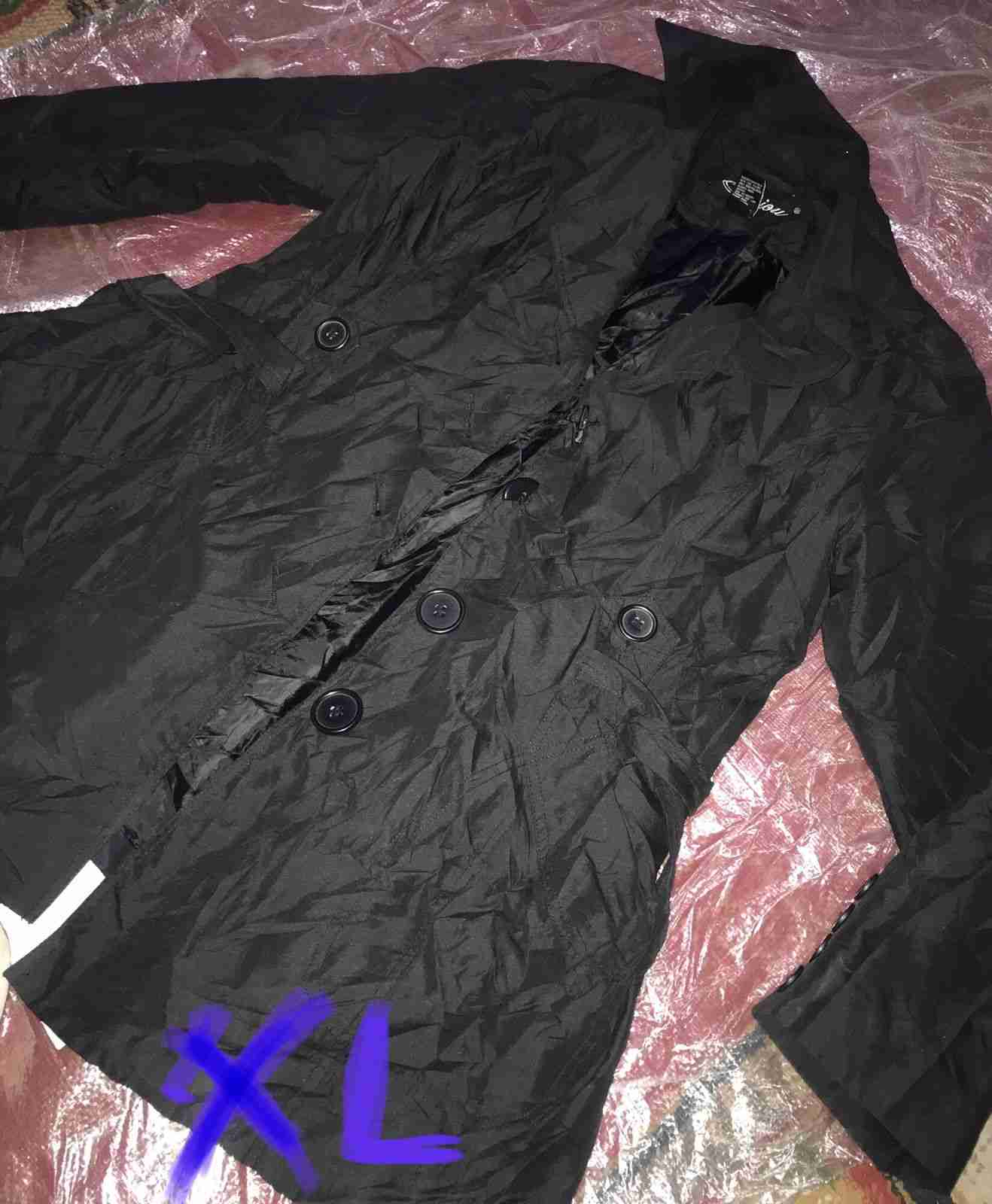 Cortaviento chaqueta larga talla XL de mujer