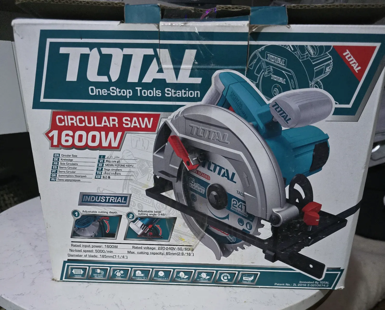 Sierra circular Total 1600W